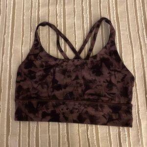Lululemon size 6 sports bra tie dye